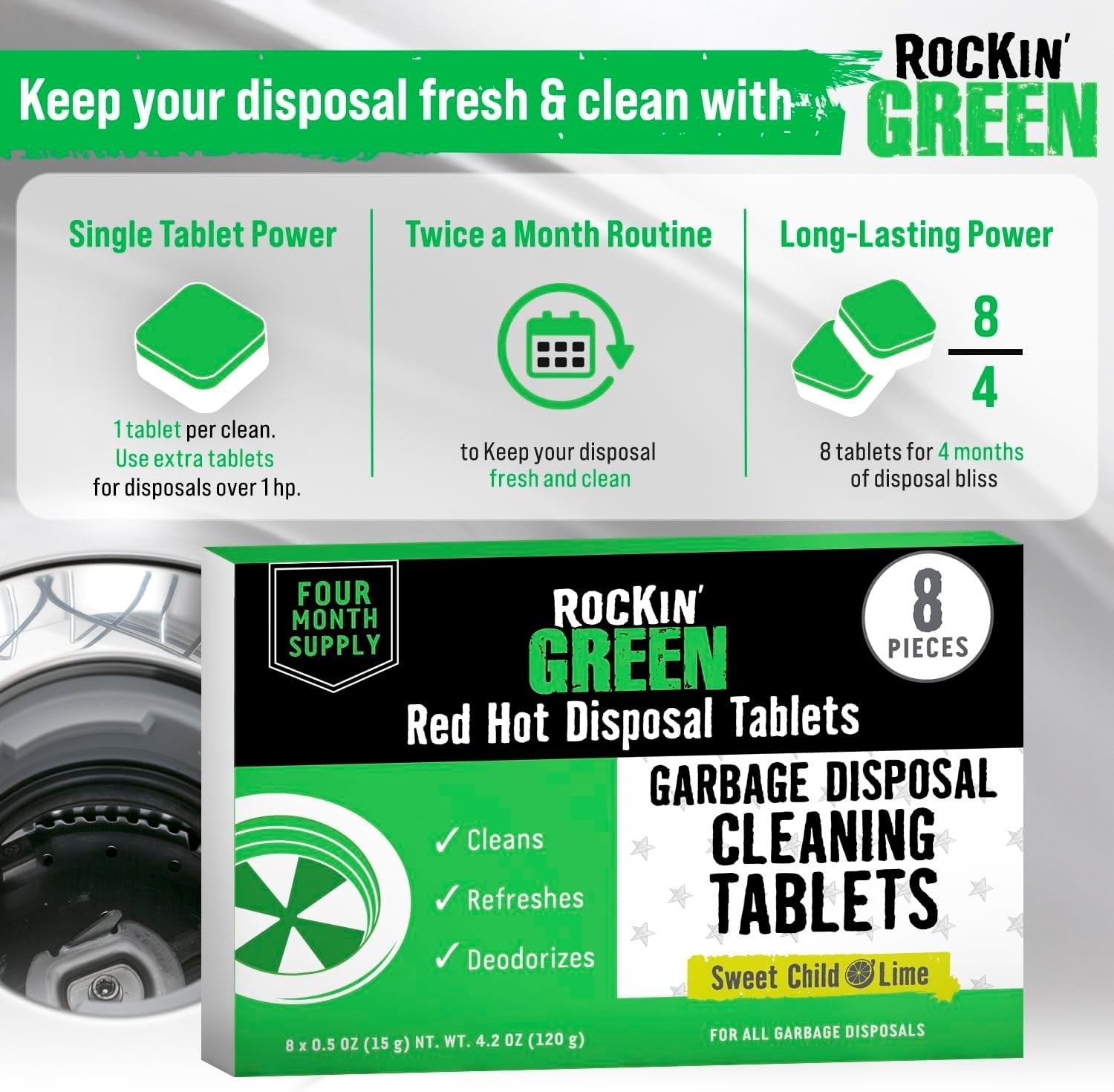 Rockin Green Rage Against the Appliances Spring Bundle with fresh lime graphics and product details.