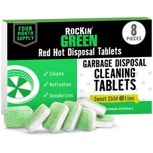 Garbage Disposal Cleaning Tablets - 8 Pack