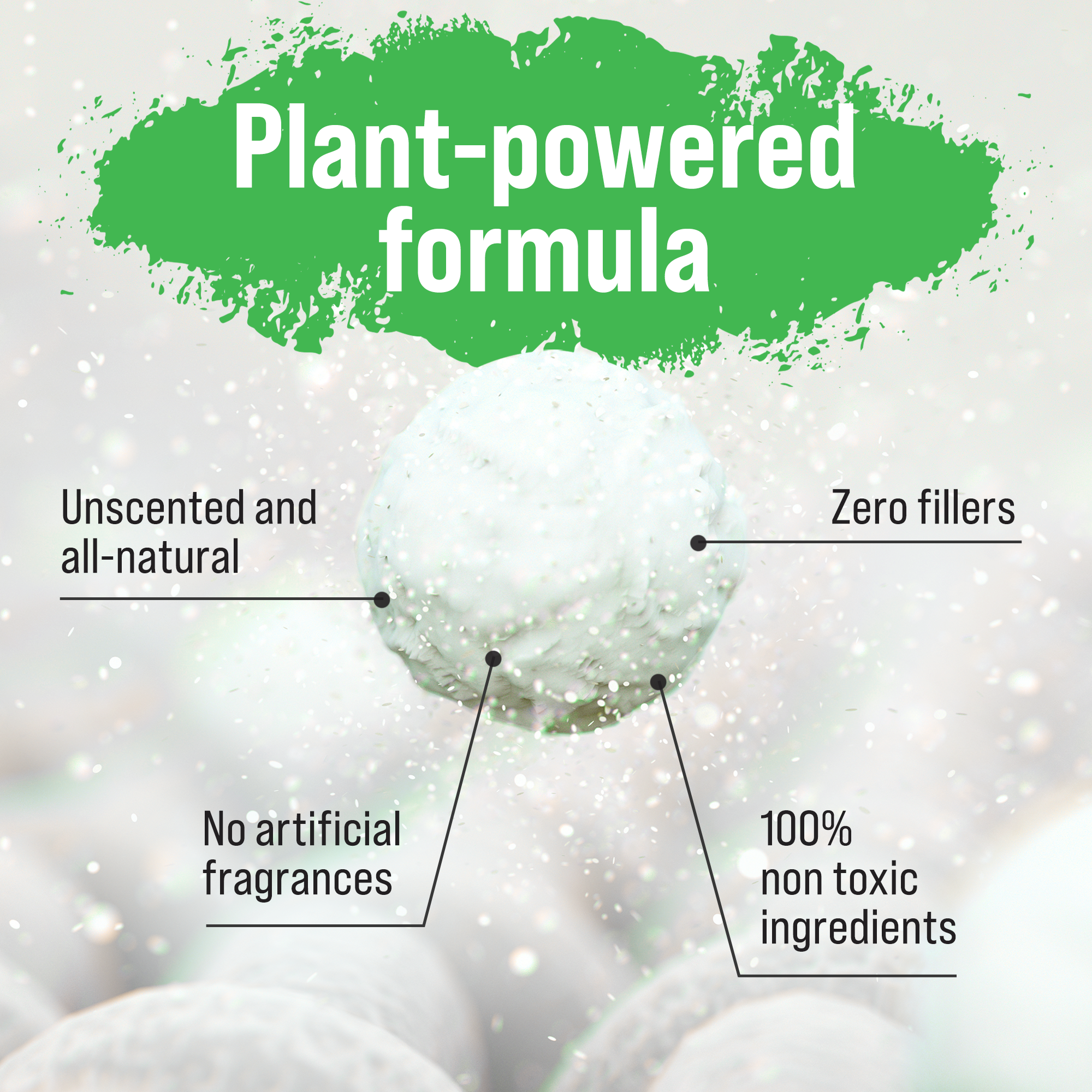 Rockin Greens Dirty Diaper Detergent Platinum Series: unscented, zero fillers, no artificial fragrances!.