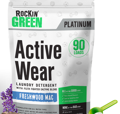 Rockin Green Platinum Series Active Wear  Detergent - Freshwood Scent